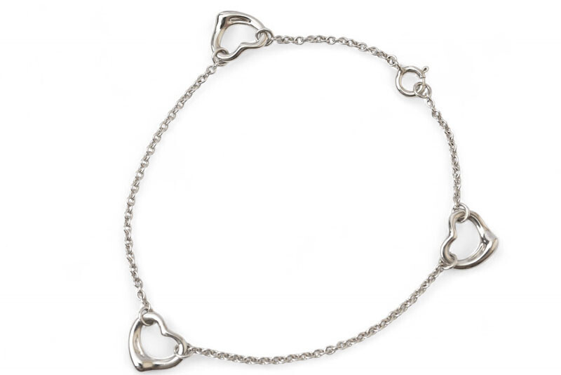 TIFFANY & Co. Authentic Bracelet/Accessories Triple Heart Silver 925
