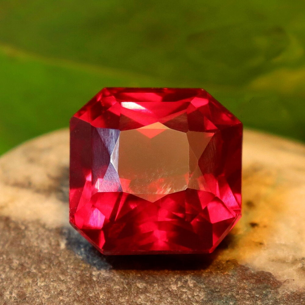 9.35 Ct Natural Square Shape Mozambique Red Ruby Loose Gemstone Super Sale