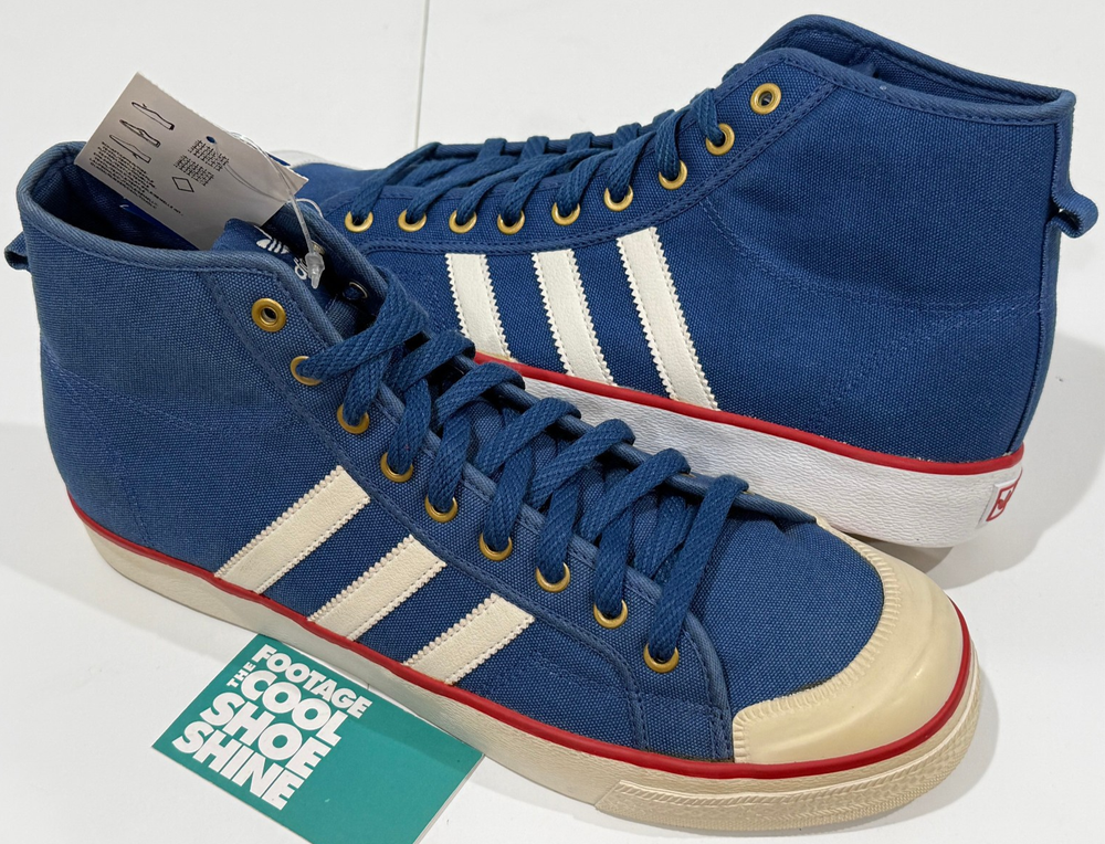 ADIDAS SUPERSTAR NIZZA HI DENIM SOLAR BLUE CHALK OFF WHITE RED GOLD 025354 11