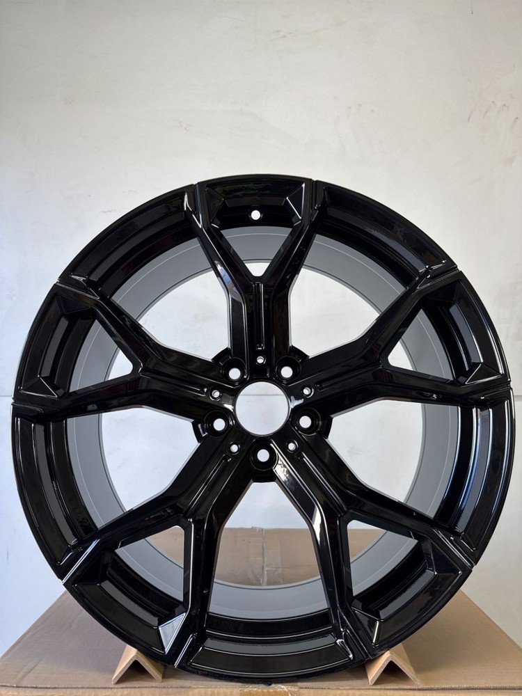 Set of 4 21x9.5 21x10.5 STAGGERED Wheels for BMW 5x120 CB 74.1 Offset 37 43