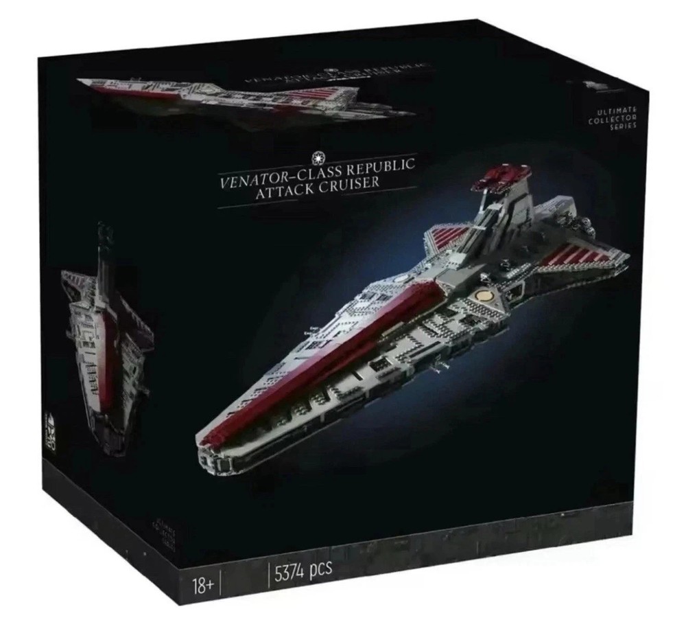 Star Wars UCS Venator Ship 75367 with 5374 Generic Bricks Sealed Replica Model