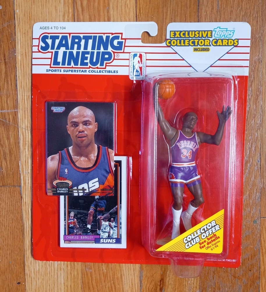 Charles Barkley 1993 Starting Lineup Action Figure. Factory Sealed SLU!