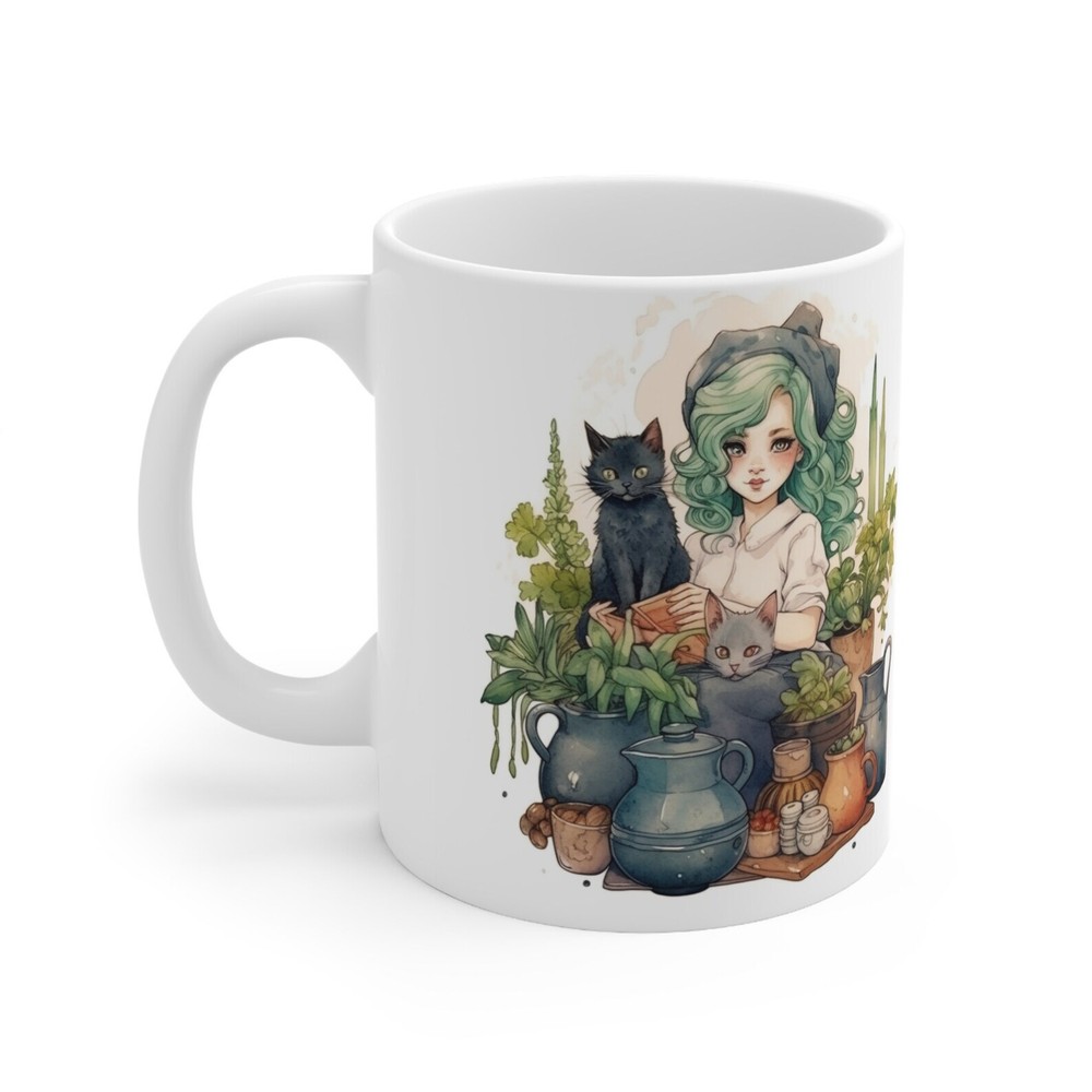 Plant And Cat Lady Mug 11oz