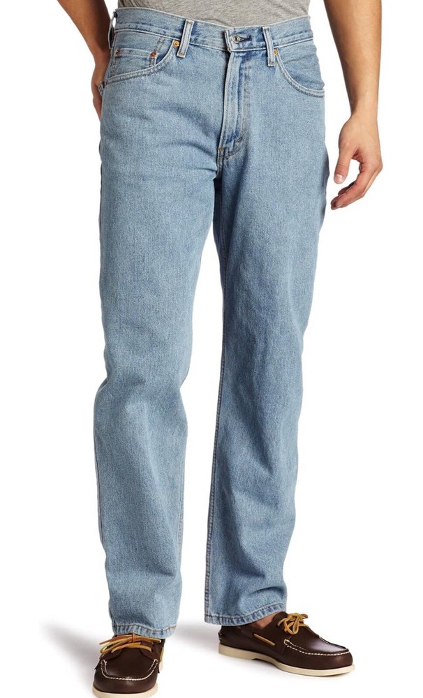 Levi's Men's Classic 505 Regular Fit Jeans Straight Leg, Blue, 34 X 32 Eco Ease