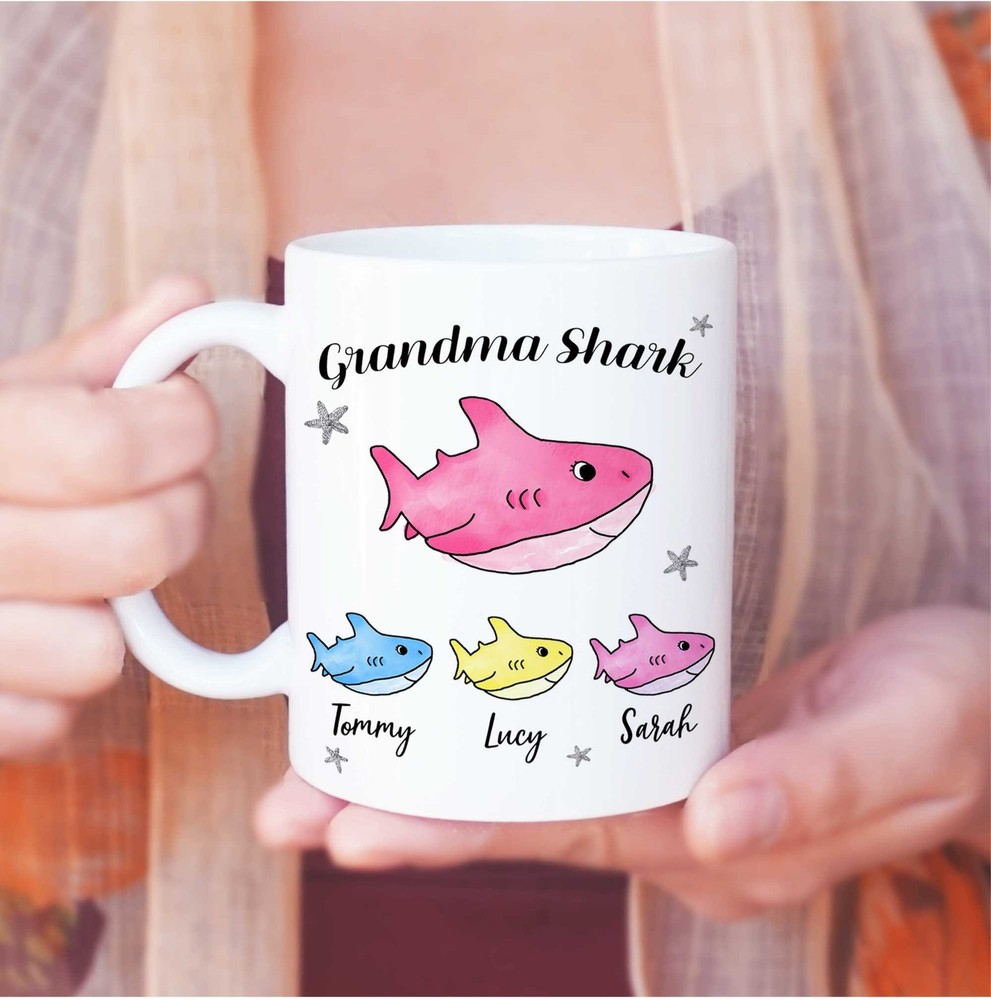 Grandma Shark Mug Grammy Shark Cup Grandma Coffee Mug Mothers Day Mug Grandma