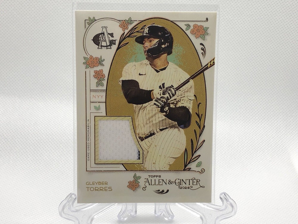 2024 Topps Allen Ginter GLEYBER TORRES Yankees Pin Stripe Relic #AGR-GT
