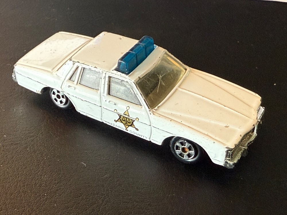 Vintage ERTL Dukes of Hazzard Sheriff Rosco 1980 Police Pontiac Bonneville Car