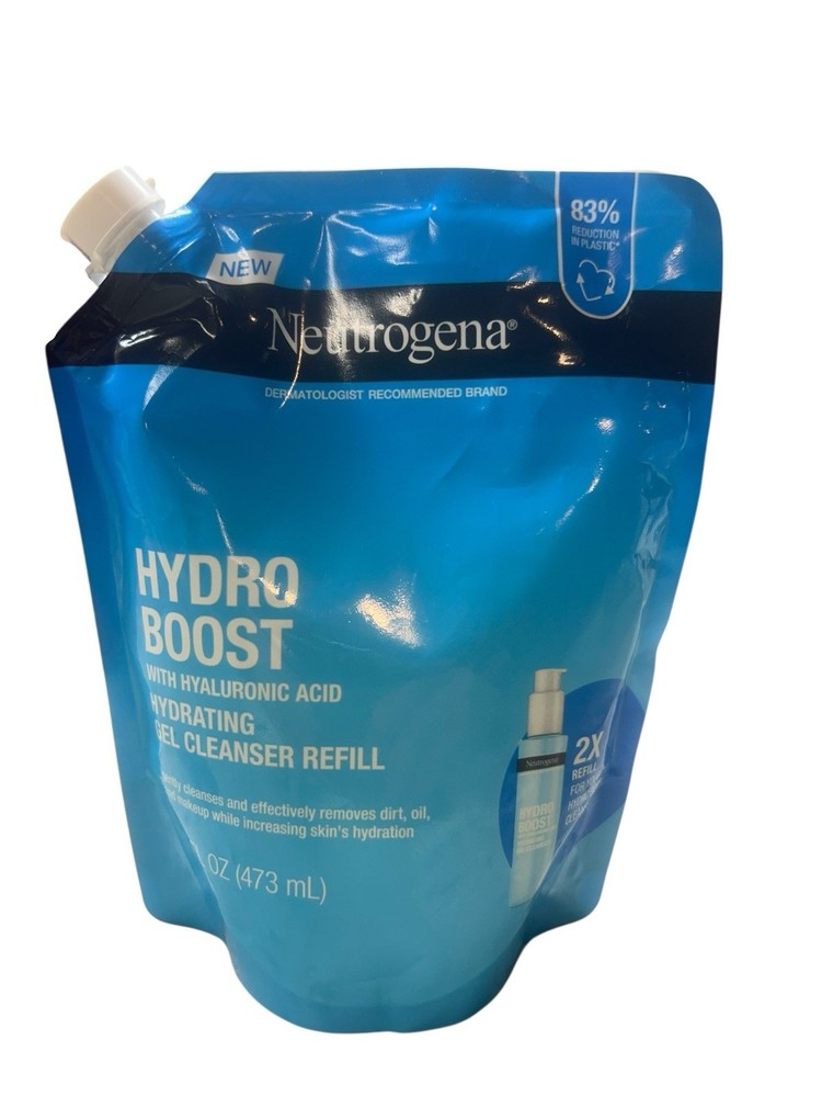 Neutrogena Hydro Boost Hydrating Facial Cleansing Gel Refill 16 Fl Oz