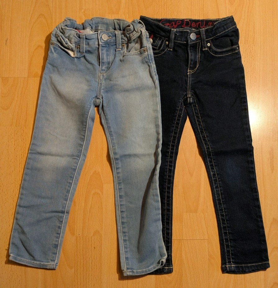 Baby Gap Jeans 5 Years Toddler Slim Fit Lot Of 2 Pre-owned