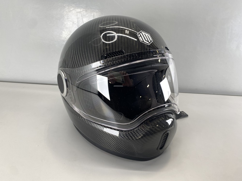 ILM Carbon Fiber Lightweight Motorcycle Helmet Full Face Model F611 Size L