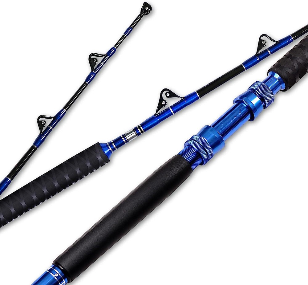 Straight/Bent Butt Trolling Rod Roller Big Game Saltwater Offshore Fishing Pole