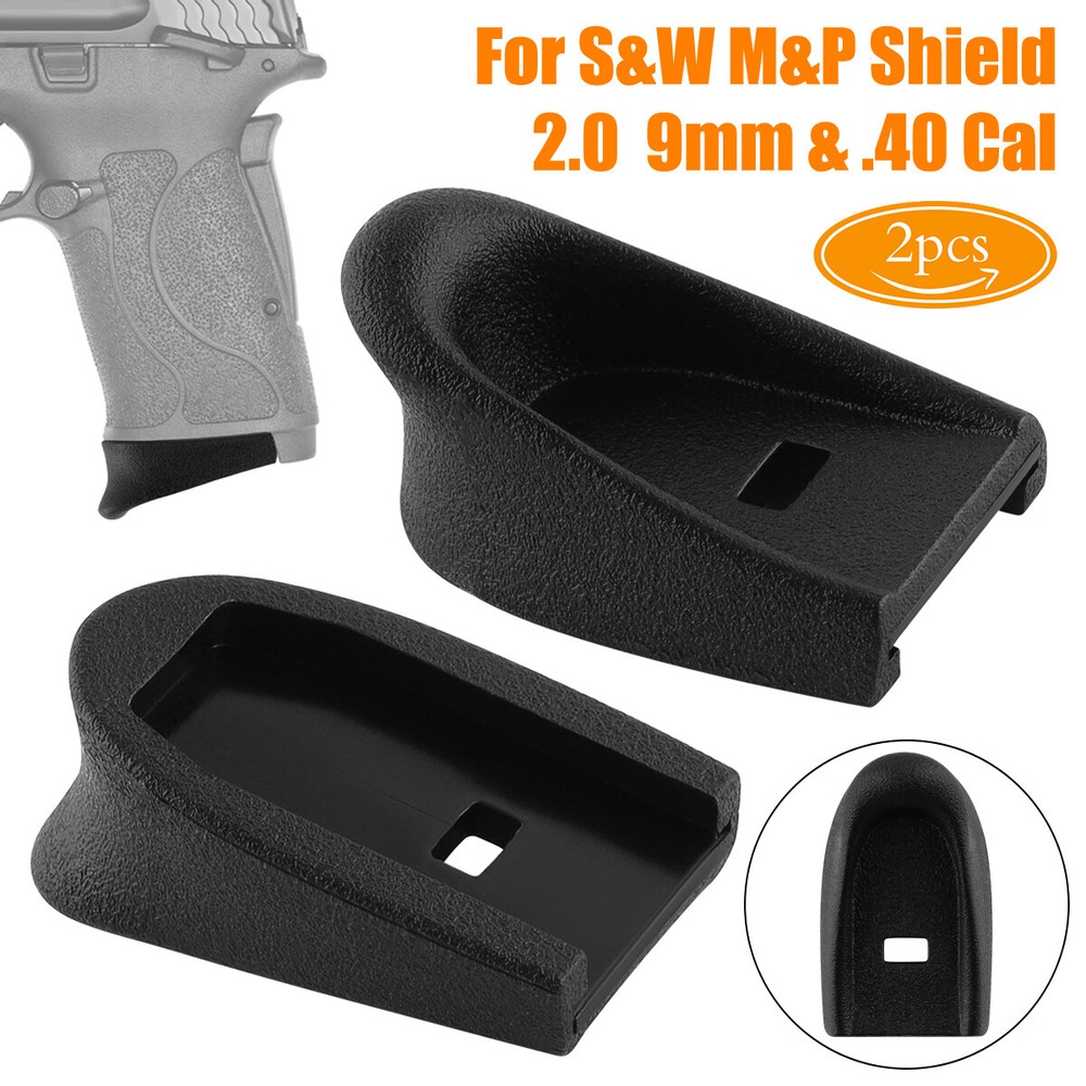 Pinky Extension Adapter for S&W M&P Shield 2.0 Fits 9mm and .40 Cal Models for Improved Grip and Comfort