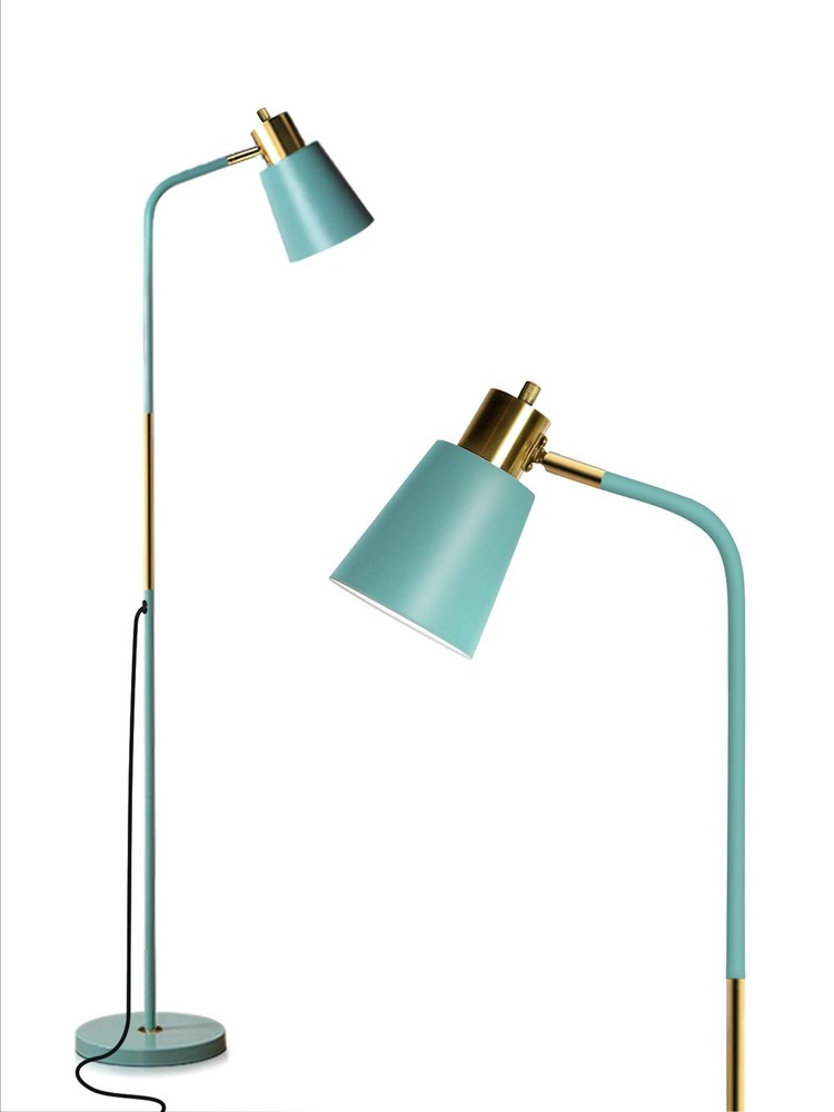 Industrial Rustic Farmhouse Floor Lamp for Living Room Reading Light