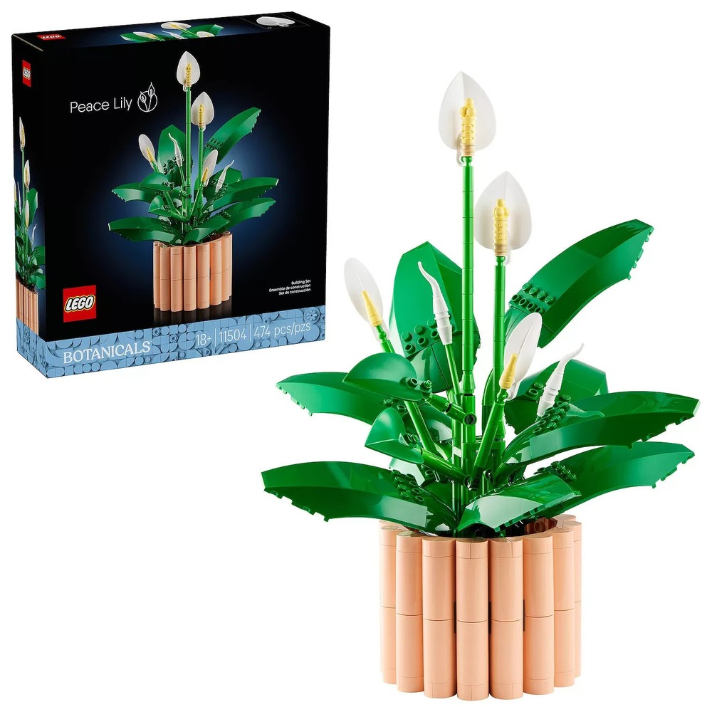 [FLASH SALE] LEGO Botanicals Peace Lily 11504 Building Kit (474 Pieces)-image
