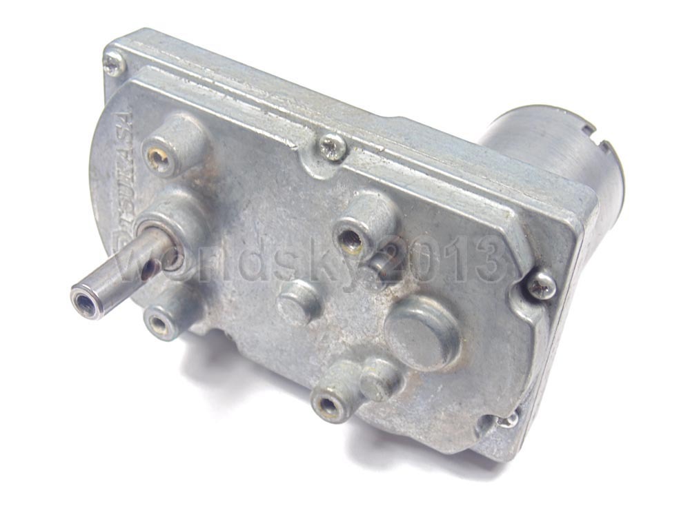 For TSUKASA DC6V-24V 24-98RPM Full Metal Gearbox Reduction Gear DC Motor for DIY-image