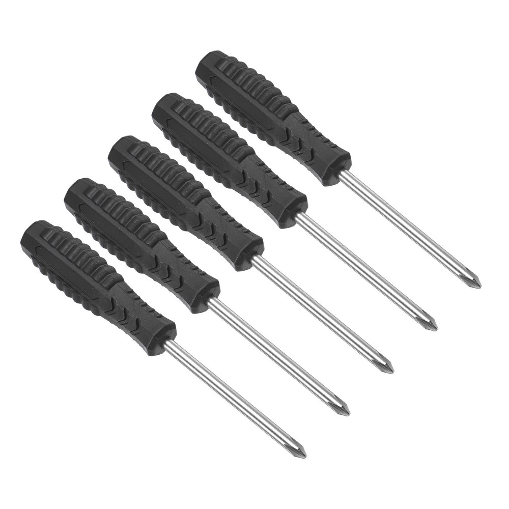 5-Piece Mini Phillips Screwdriver Set with Non-Slip Grip 5.0mm Cross Head