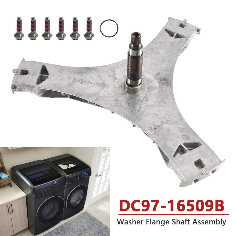 Washer Flange Shaft Assembly for Samsung DC97-16509B DC60-40137A DC69-00804A