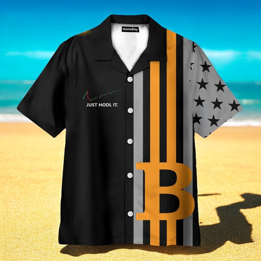 Bitcoin Just Hold It Hawaiian Shirt