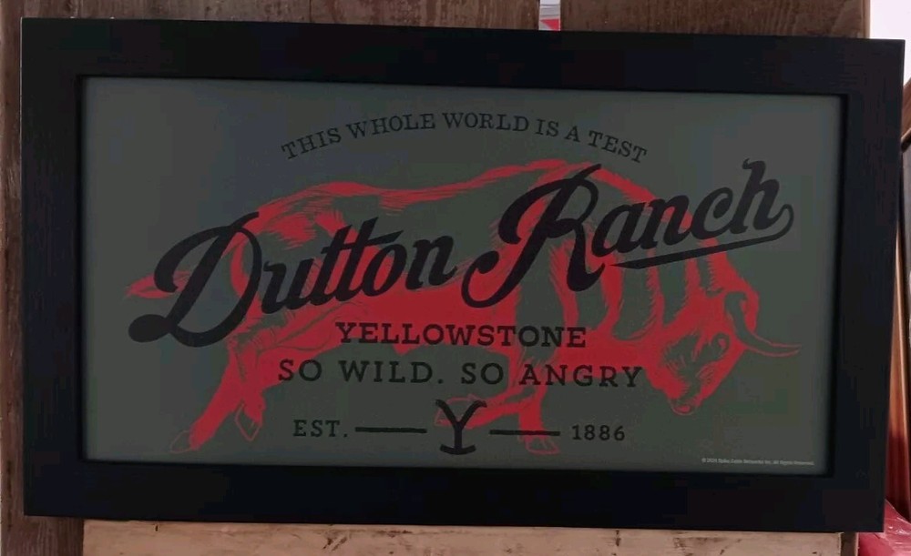 NEW  Yellowstone Dutton Ranch Wood Sign