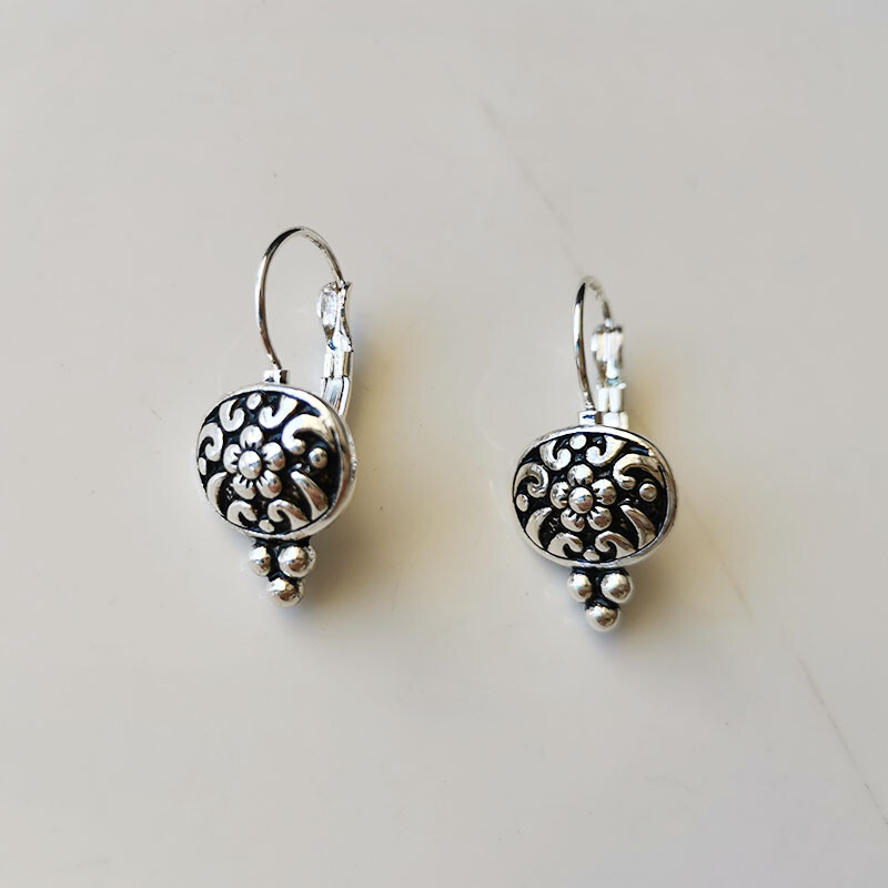 New Premier Designs Boho Floral Drop Earrings Retro Women Everyday Jewelry Gift
