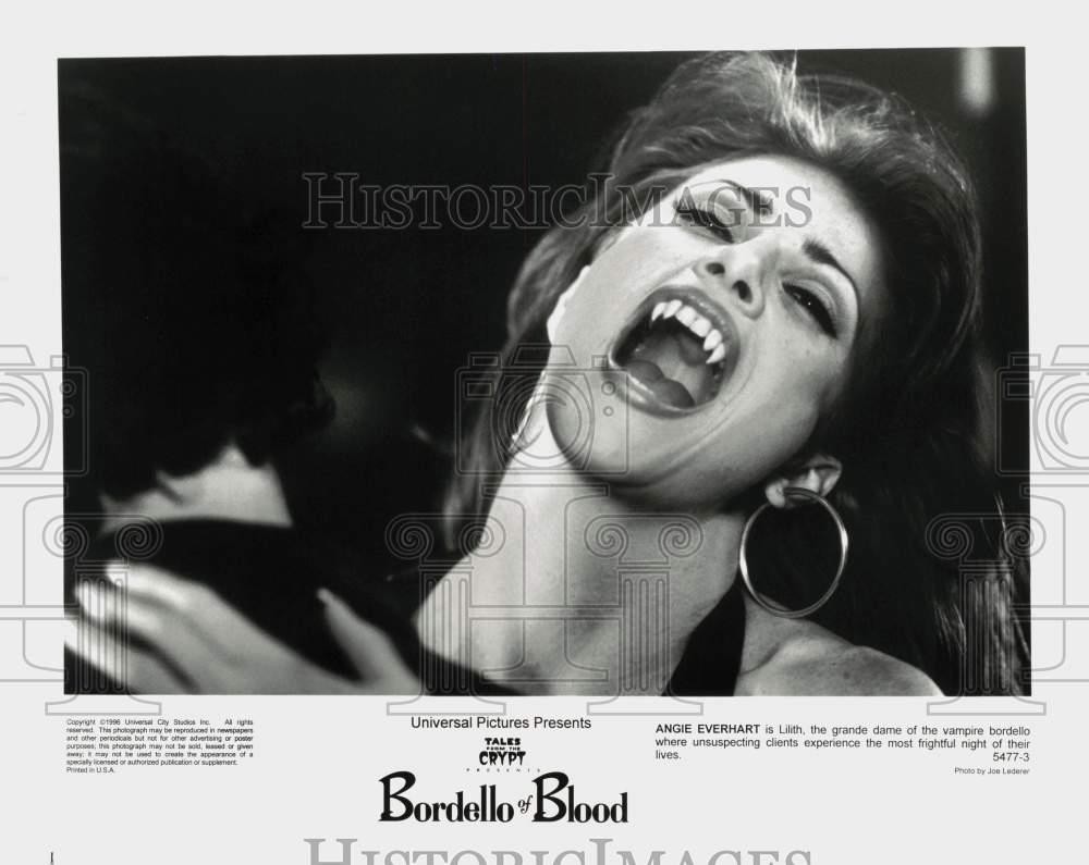 1996 Press Photo Angie Everhart- Tales From The Crypt Presents Bordello of Blood