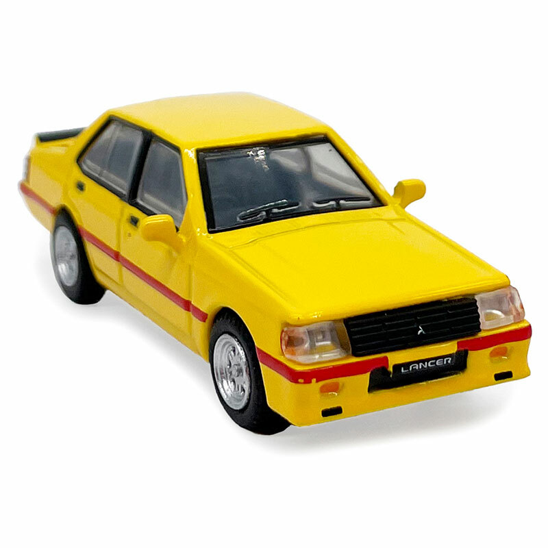 1/64 Scale Mitsubishi Lancer EX2000 Turbo Model Car Diecast Toy Cars Kids Yellow