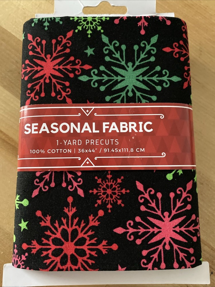 Seasonal Cotton Fabric Precuts 1-Yard Pack for Quilting & Crafts  -image