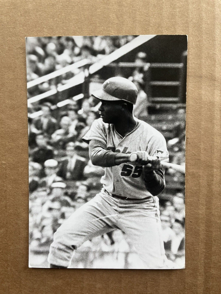 1966 Dave Roberts Photo Postcard -  Indians, Dodgers, Red Sox, Padres, Giants