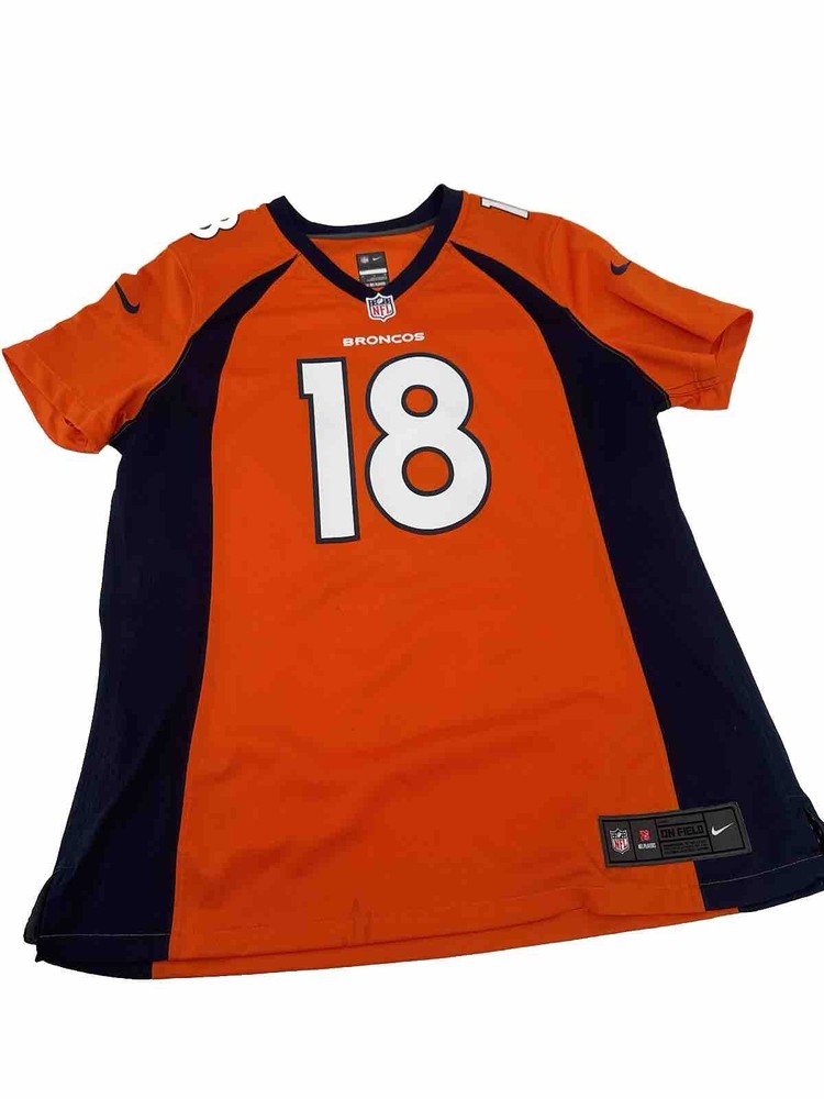 Youth XL Nike Peyton Manning No 18 Denver Broncos Football Jersey