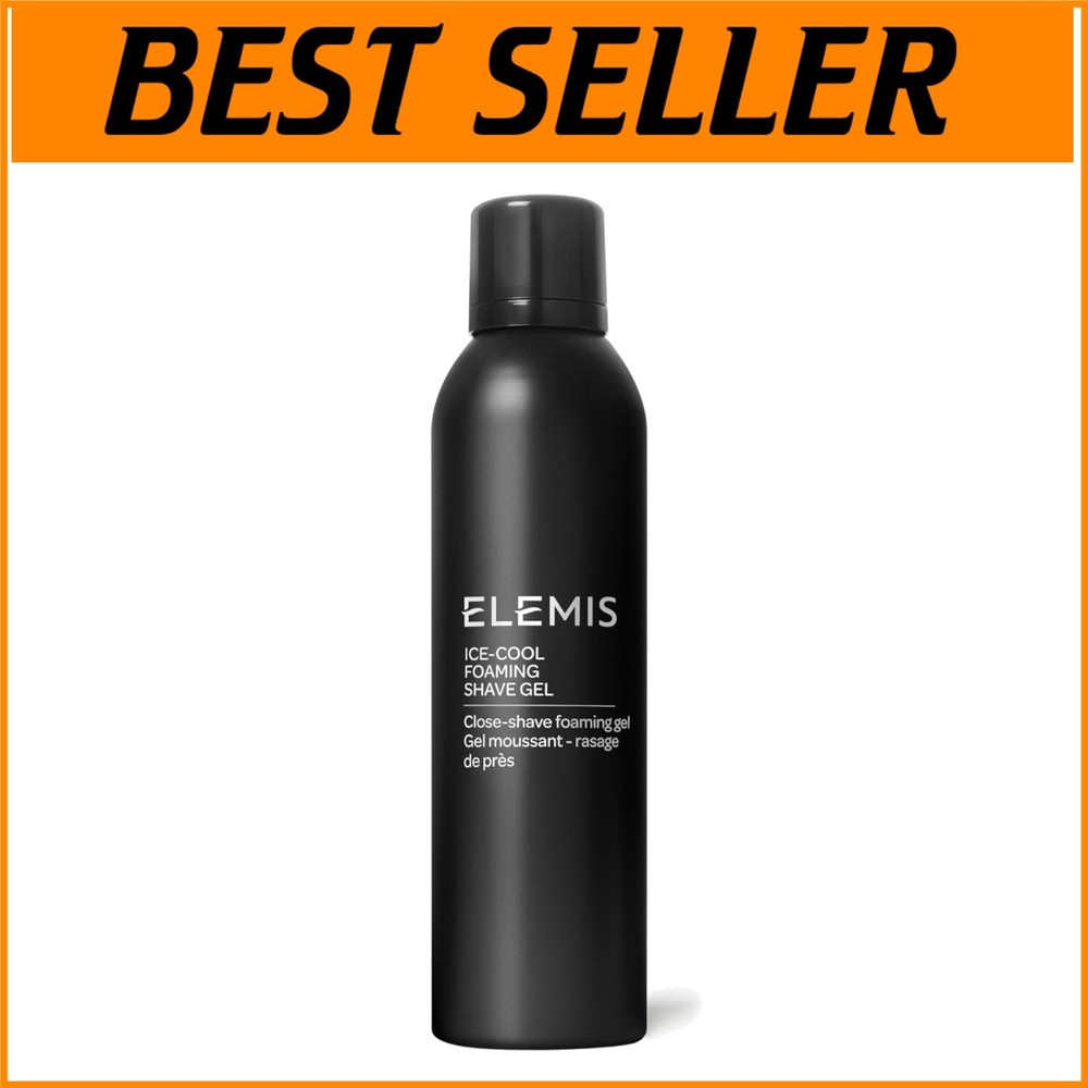 Refreshing 6.7 Oz Ice Cool Shaving Gel - Soothing Foaming Formula for Men
