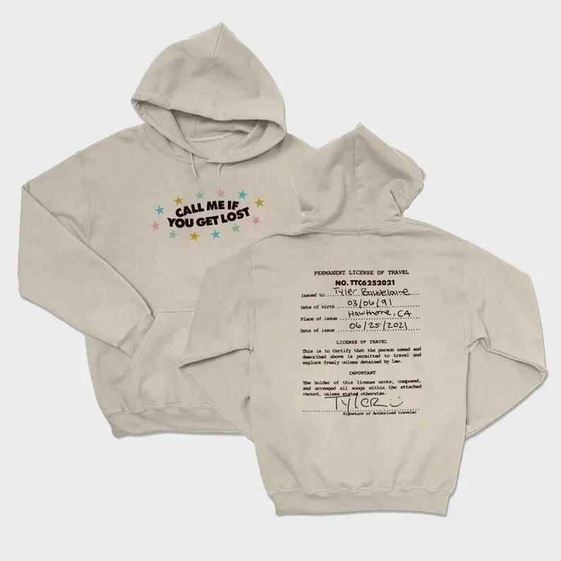 2 sided hoodie, Call Me If You Get Lost Hoodie, Tyler the Creator hoodie