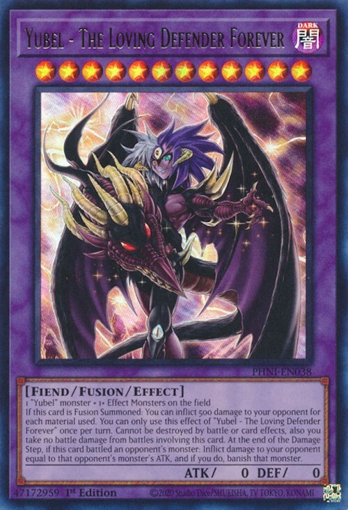 Yubel - The Loving Defender Forever PHNI-EN038 Phantom Nightmare 1st Edition