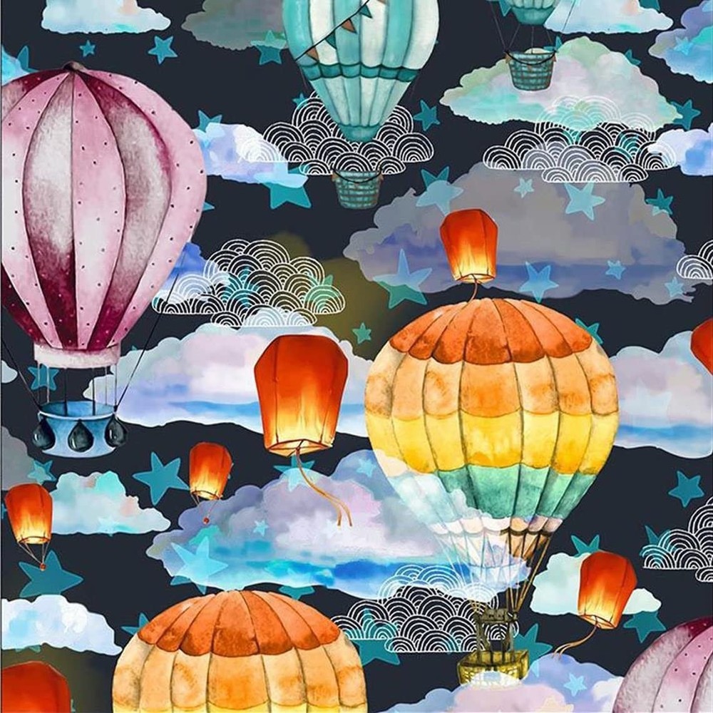 100% Combed Quilting Cotton Fabric in Teal Navy for Apparel Home DIY Projects