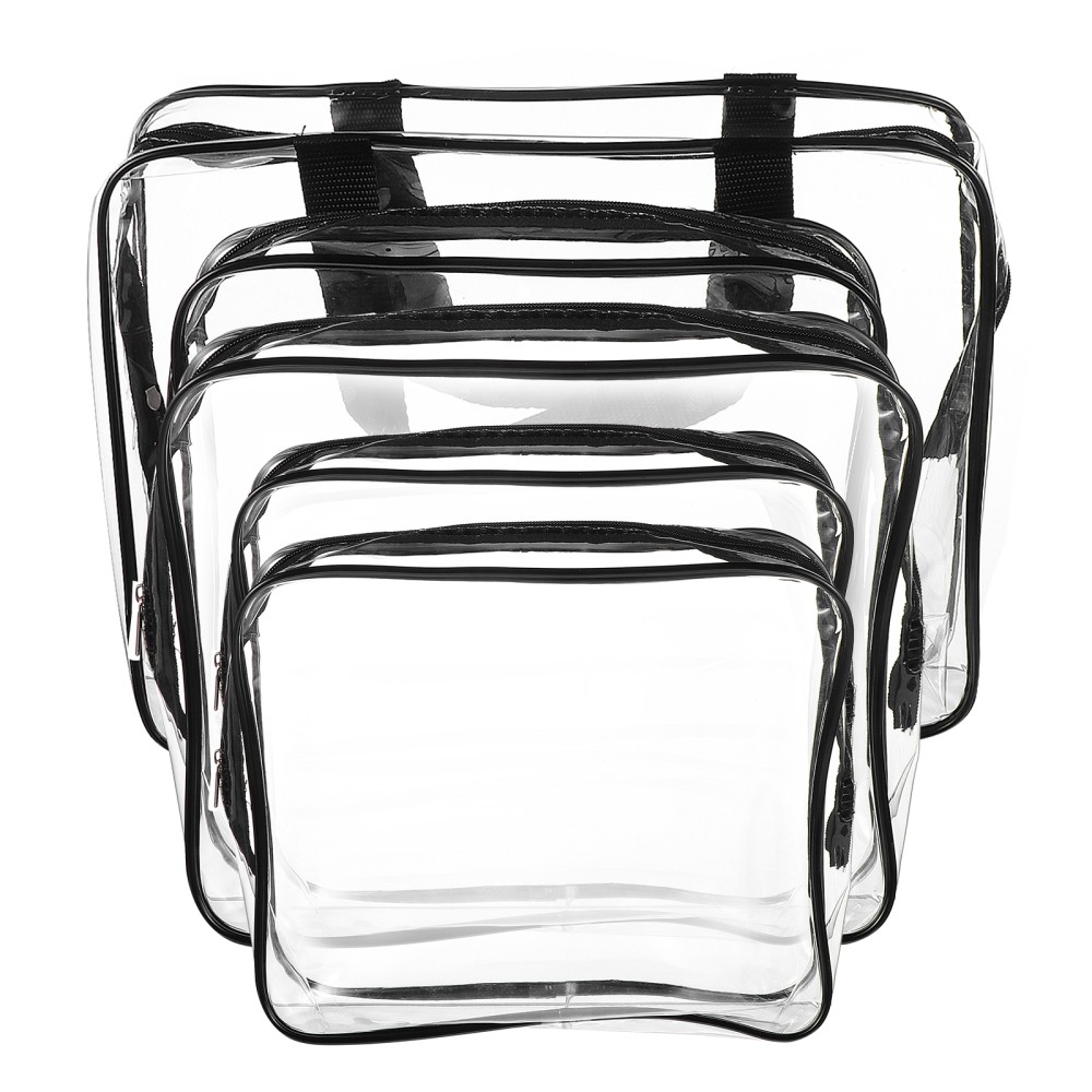 5 Pcs Waterproof Toiletry Bag Clear Makeup Travel for Women Miss Organizer