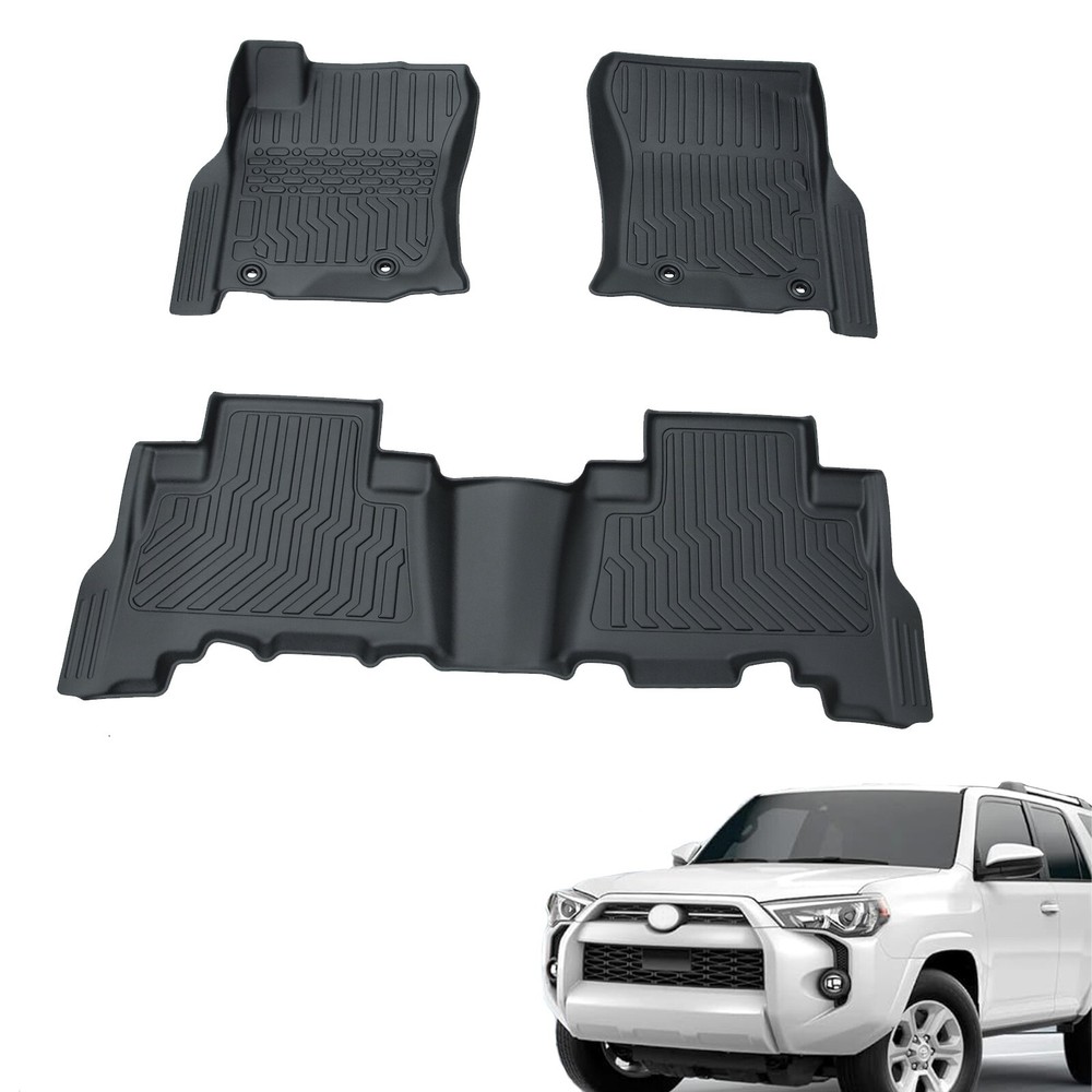 All-Weather Floor Mats TPE Car Liners For 2014-2022 Toyota 4Runner Lexus GX460