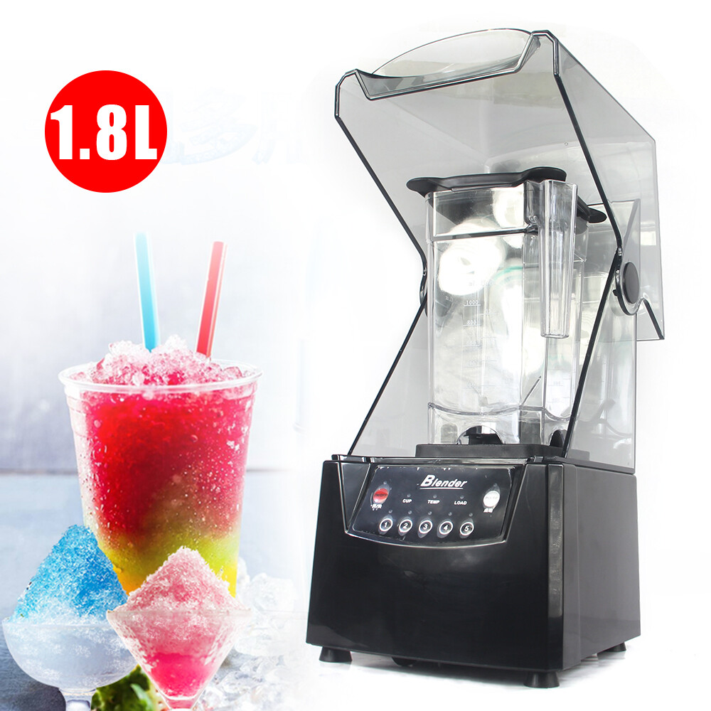 Powerful 1500W Commercial Blender for Smoothies Juices & Vegetables - Quiet Operation  