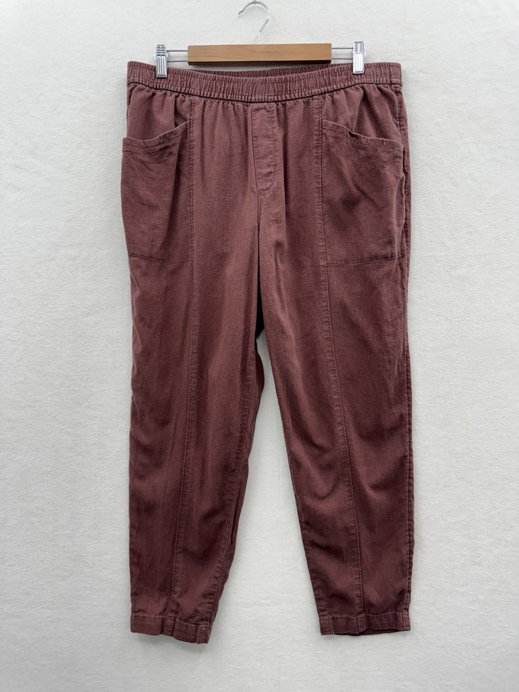 Old Navy Women’s Large Linen Blend Pants Comfort Casual