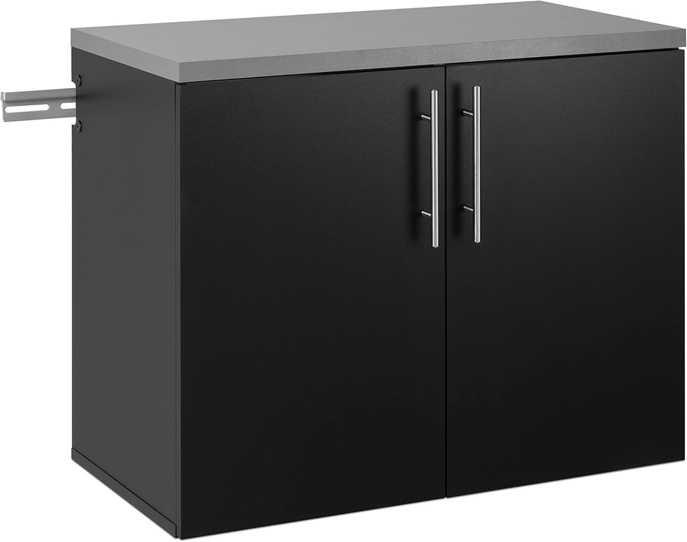 Hangups 2-Door Wall Mounted Garage Base Storage Cabinet, Work Table Storage Orga