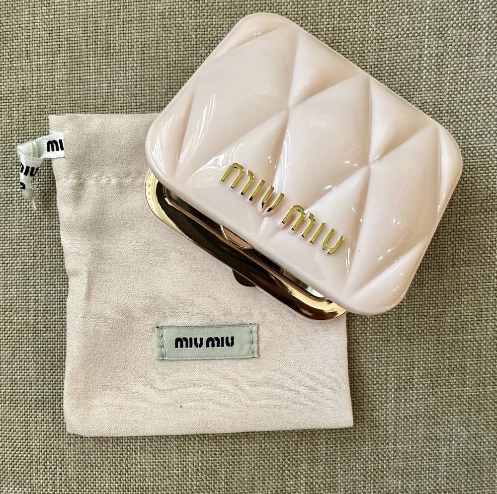 GWP Miu Miu Pocket Mirror Light Pink