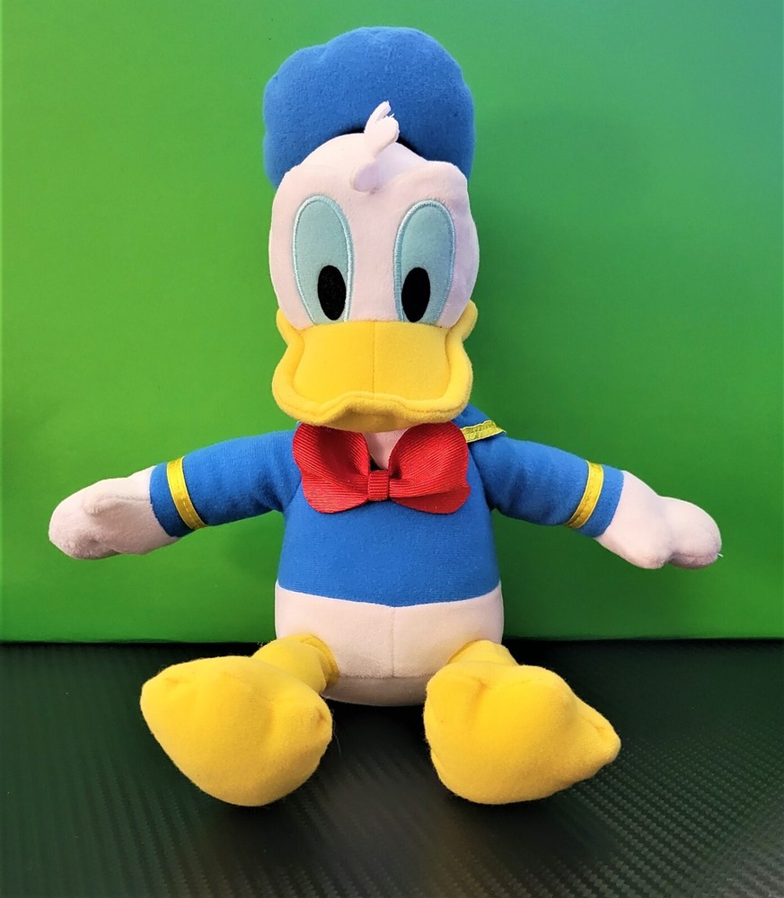 Kohls Cares Disney Donald Duck 13 Inch Plush Stuffed Animal Toy in White Blue Yellow  