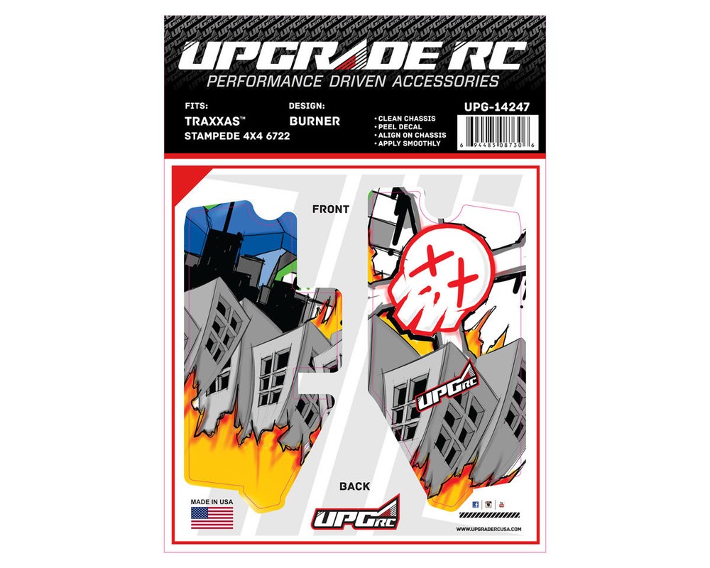 UpGrade RC Chassis Protector for Traxxas® Stampede® 4x4 (Burner) (1) [UPG-14247]