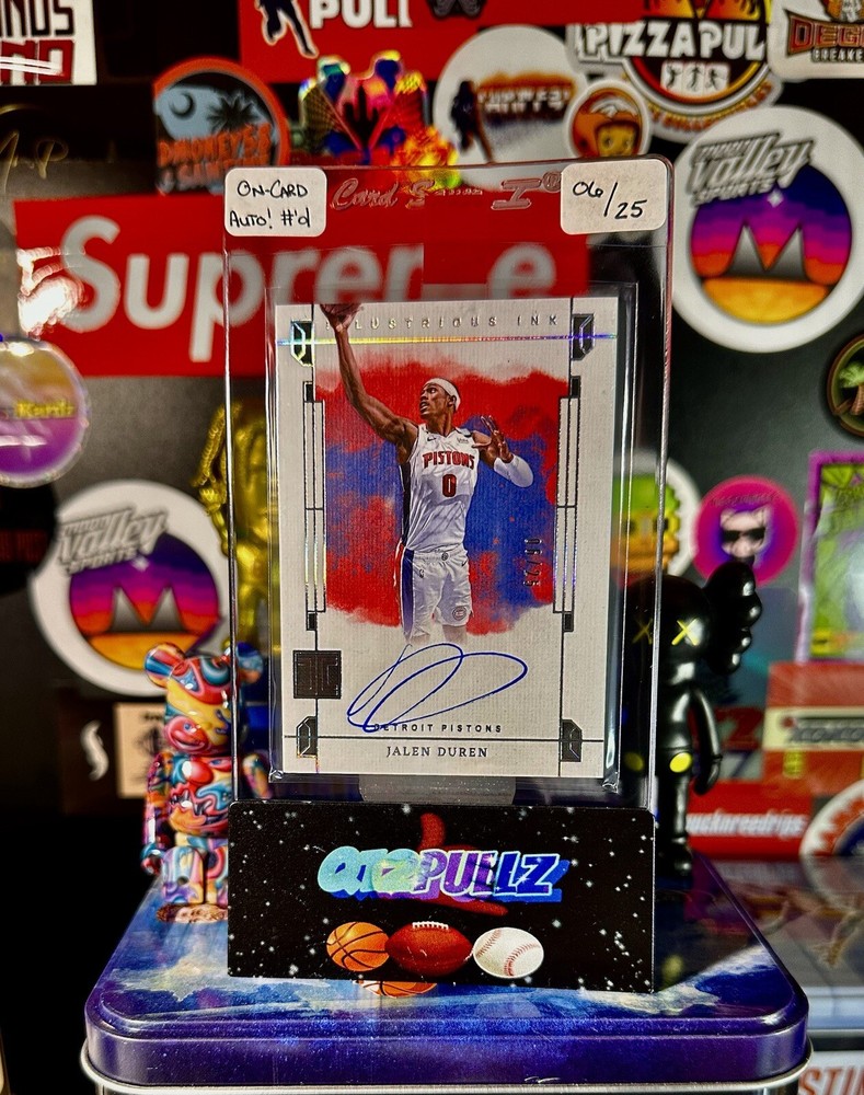 23-24 Impeccable NBA Jalen Duren #’d /25 On Card Auto Pistons No. ILI-JDD