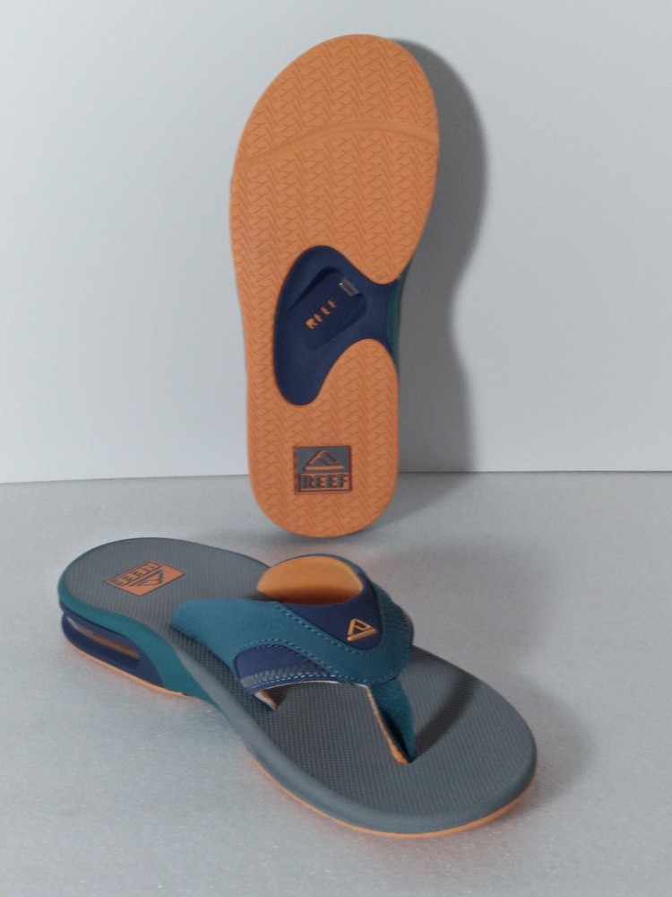Reef Sandals Men's 8 Fanning Limited Hydro Multi Bottle Opener Flip Flop Coral