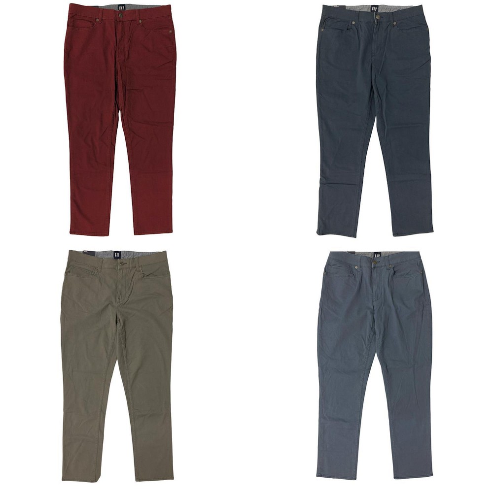 GAP Men's Super Soft Stretch Twill 5 Pocket Slim Fit Pants