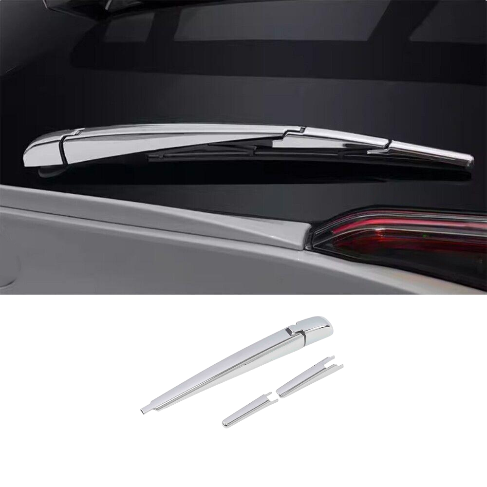 Car Rear Window Wiper Blade Trim4* For Toyota CHR C-HR 2018-2021 Chrome Silver