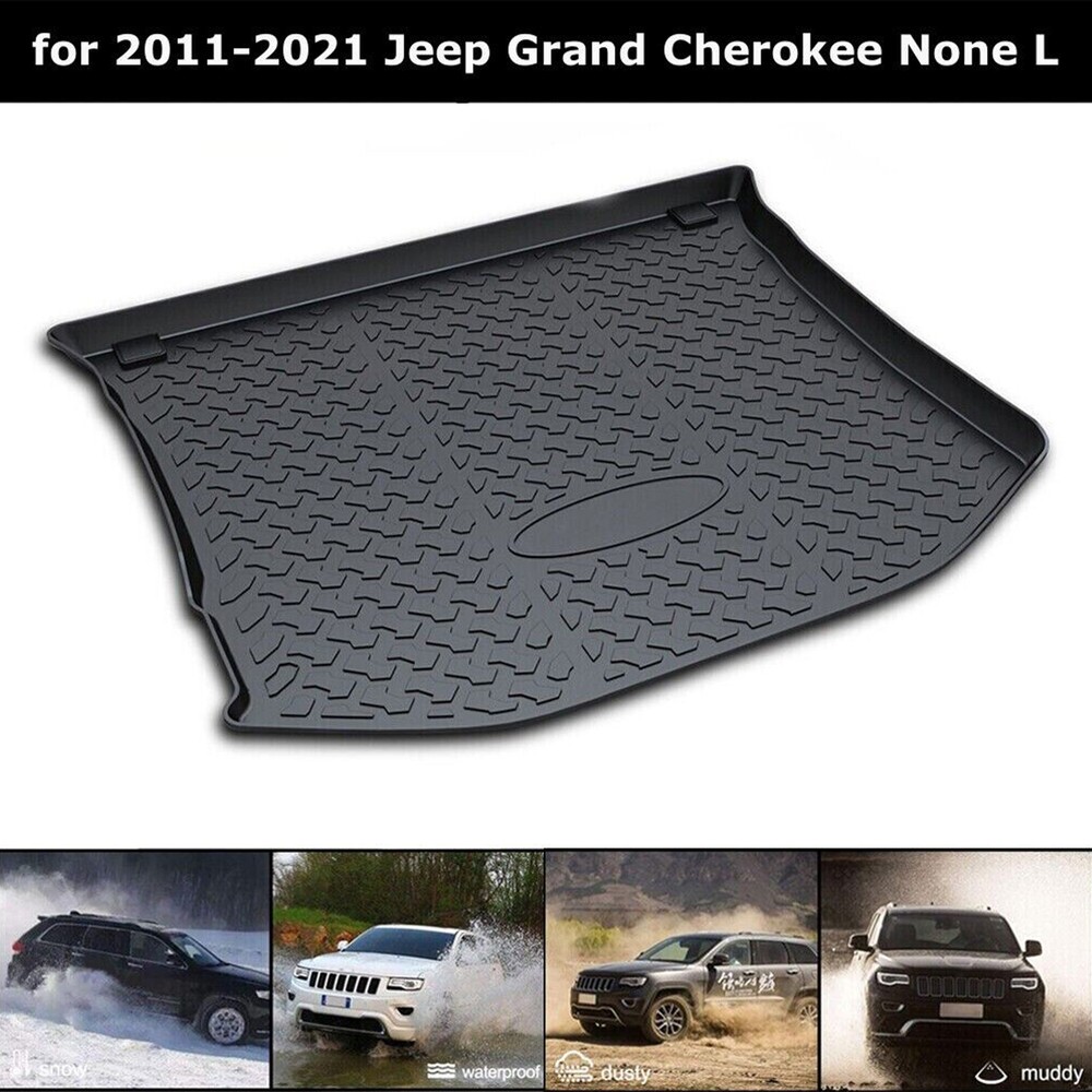 fit for Jeep Grand Cherokee 2011-2021 Waterproof Rear Cargo Mats Floor Liner
