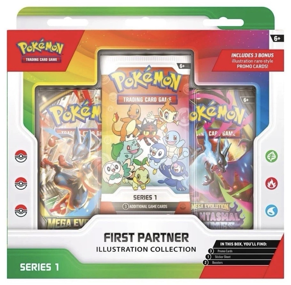 Pokémon TCG First Partner Illustration Collection Series 1 New Sealed PRESALE