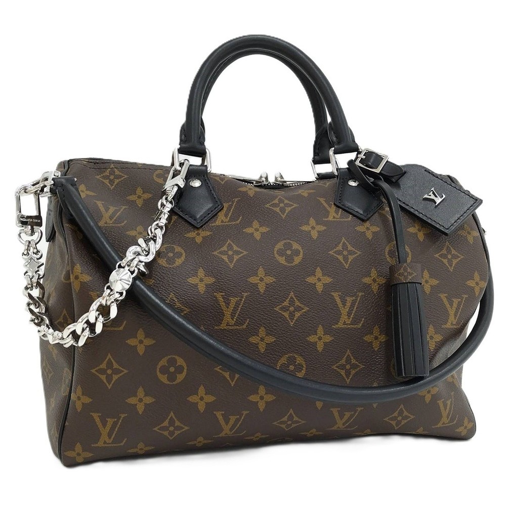Louis Vuitton Speedy Bandouliere 30 Soft Monogram Used SKAI-0