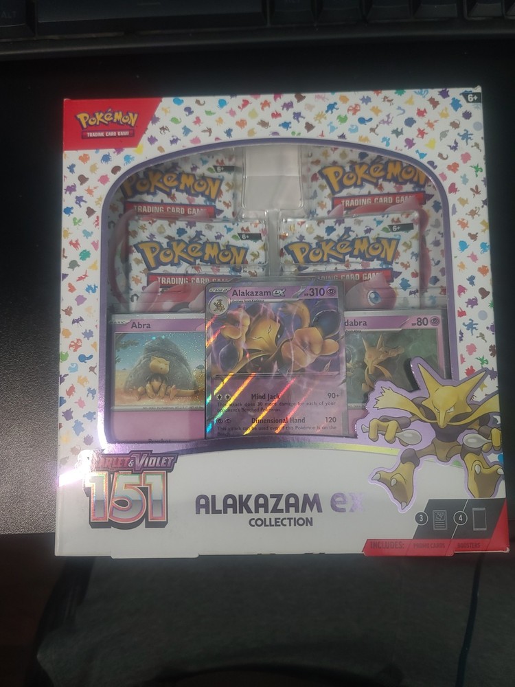 Pokémon Scarlet & Violet 151 Alakazam EX Collection Box