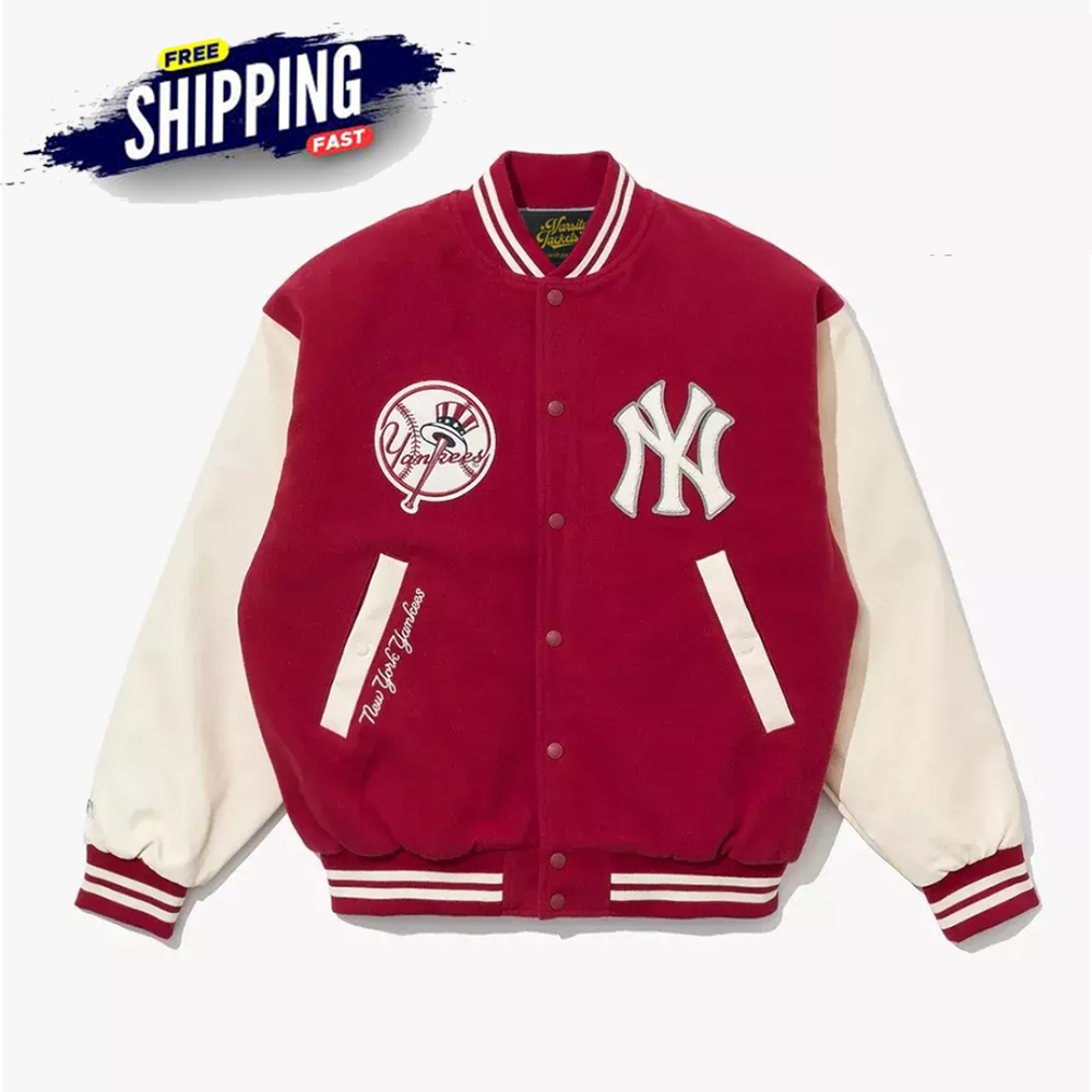 NewYork Yankees Letterman Bomber varsity jacket Premium Quality Embroided jacket